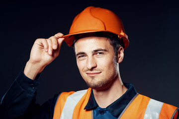 portrait of construction worker