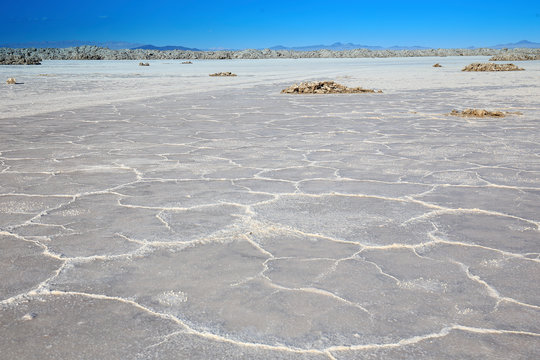 View of Namak Lake, salt lake