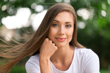 Fototapeta premium Portrait of a Beautiful Woman
