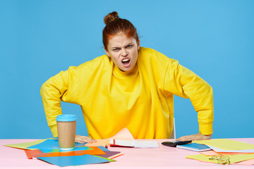 young man in office