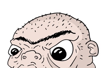ugly expression draw
