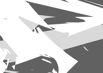 Black and white abstract background. geometric shapes. Poster.