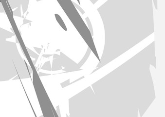 Black and white abstract background. geometric shapes. Poster.