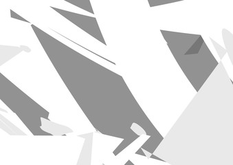 Black and white abstract background. geometric shapes. Poster.