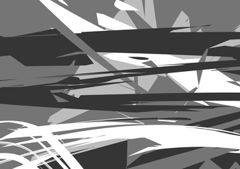 Fototapeta na wymiar Black and white abstract background. geometric shapes. Poster.