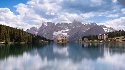 MISURINA LAKE, CORTINA D'AMPEZZO, DOLOMITES ITALY