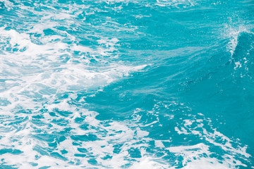 Fototapeta na wymiar Blue sea water summer background