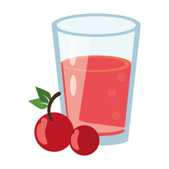 healthy drink juice nature cartoon