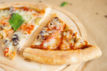 quiche with salad