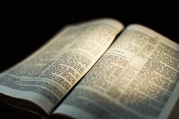 Fototapeta premium Open Bible