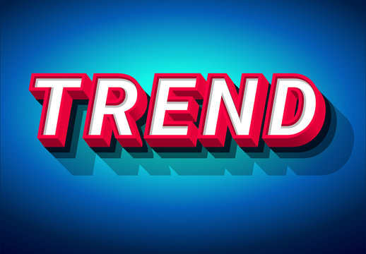3D Outlined Text Effect