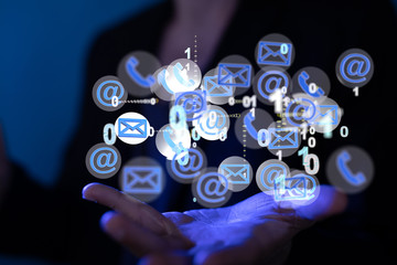 Mail Communication Connection message to mailing