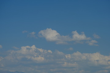 cloud sky blue background white nature