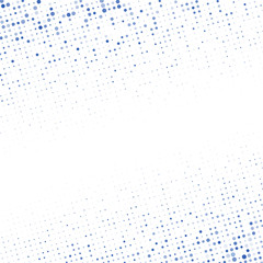 White background  with sky-blue points   