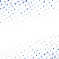 White background  with sky-blue points   