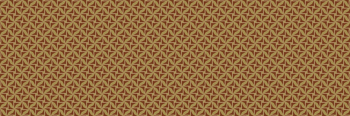 Fototapeta premium Abstract Seamless Geometric Pattern with Squares. Dark Bronze Decoration Grid.