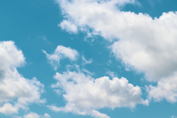 blue sky with white clouds