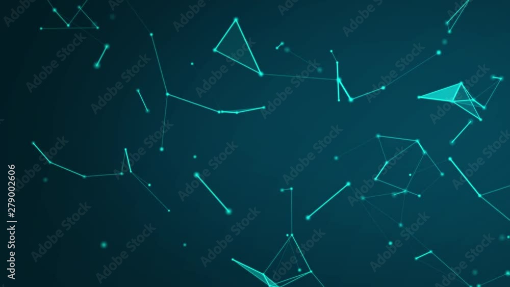 Poster Abstract Technology network connects cyber network and data connections of internet communication or social media animation background concept