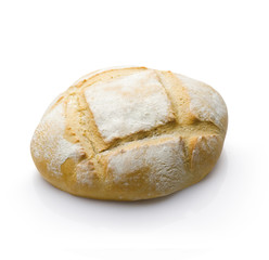 pan  hogaza sobre fondo blanco. loaf bread on white background