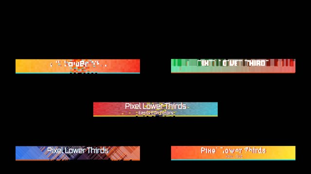 Pixel Lower Thirds