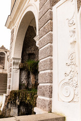 old building with green grass in rome, italy