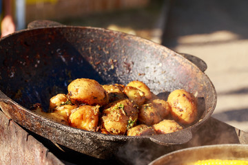 The toasted baked potato