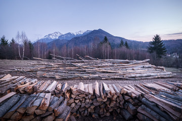 Landschaft in Rumänien