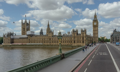 The Palace of Westminster, Houses of Parliament, British Parliament. United Kingdom, London.