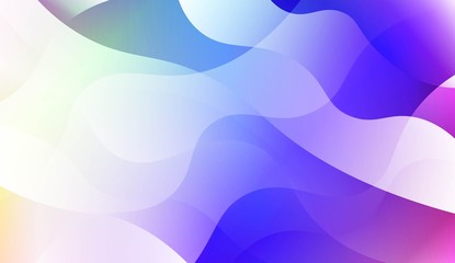 Hologram Gradient Geometric Wave Shape. Abstract background. For Template Cell Phone Backgrounds. Vector Illustration.