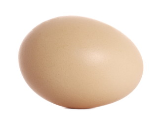 Egg isolated on white background