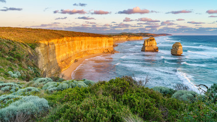 sunset at gibson steps, great ocean road at port campbell, australia 39