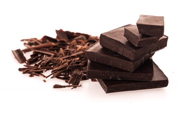 Dark Chocolate Blocks and Pieces