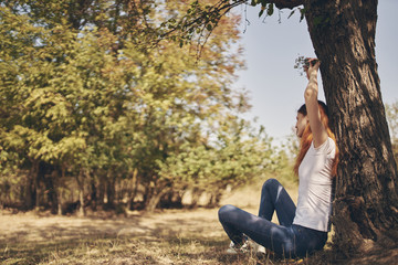 young beautiful woman