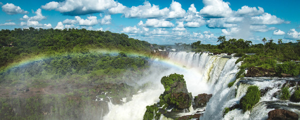 The Amazing waterfalls of Iguazu in Brazil