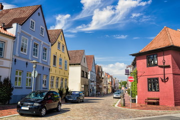 altstadt von glückstadt in deutschland