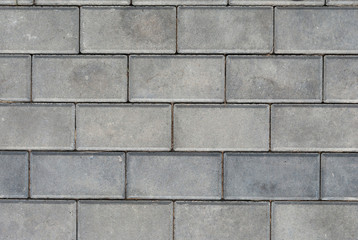 Brick pavement tile, top view. Light sidewalk, pavement texture