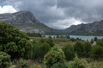 Sierra Tramuntana mountains on Mallorca island