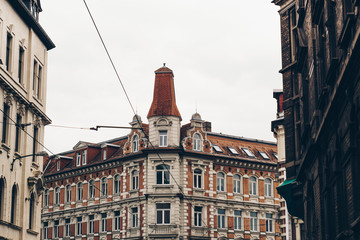 Obraz premium Strassenecke in Leipzig