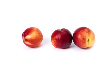 two apples isolated on white background