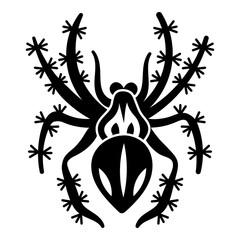 Nature spider icon. Simple illustration of nature spider vector icon for web design isolated on white background