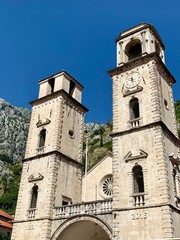 Fototapeta na wymiar Church in Kotor Montenegro