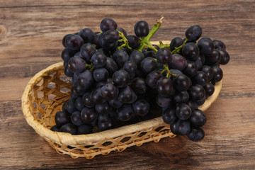 Fresh ripe sweet red grape