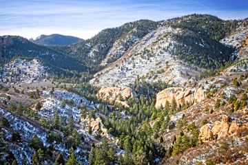 Fototapeta na wymiar At the top of red Rock Canyon