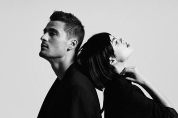 portrait of young couple