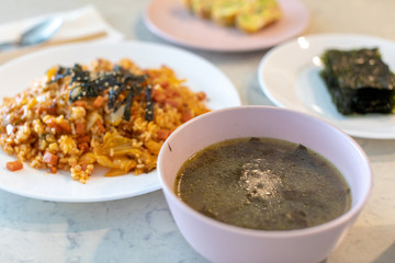 Kimchi fried rice, Korean food