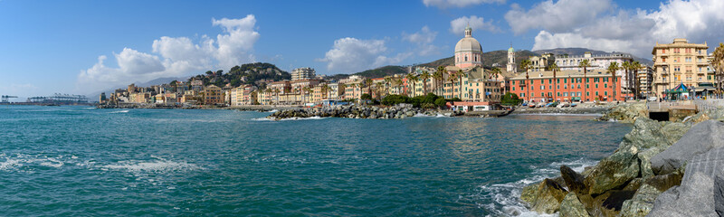 Fototapeta premium Townscape of Pegli