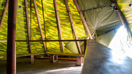 Wigwam, namiot indiański © Dreamnordno