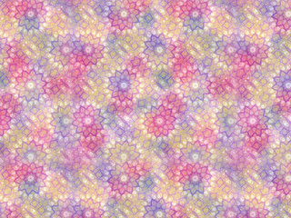 ステンドグラス風の背景素材  ピンク パターン