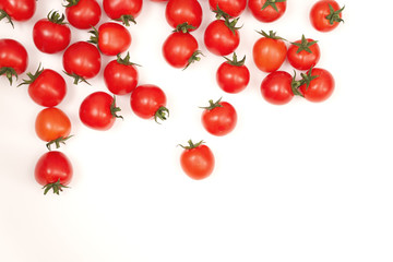 tomatoes isolated on white background