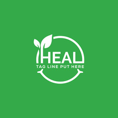 HEAL FONT LOGO/IDENTITY DESIGN FOR USE ALL PURPOSE